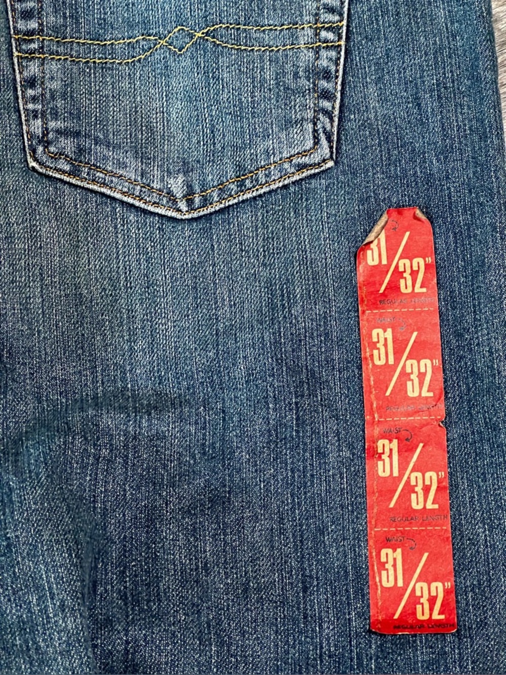 NWT Vintage Y2K Lucky Brand Easy Rider Boot Cut Jeans Made in USA Sz 31 - Picture 9 of 11